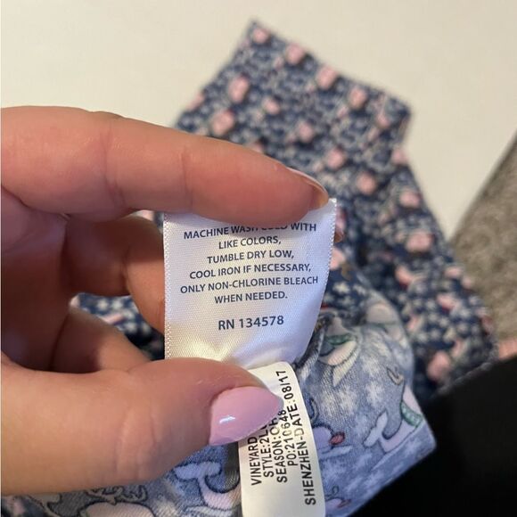 Vineyard Vines Men's Flannel Pajama Pants- Whale Reindeers XS - Picture 9 of 11